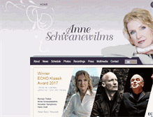 Tablet Screenshot of anneschwanewilms.com